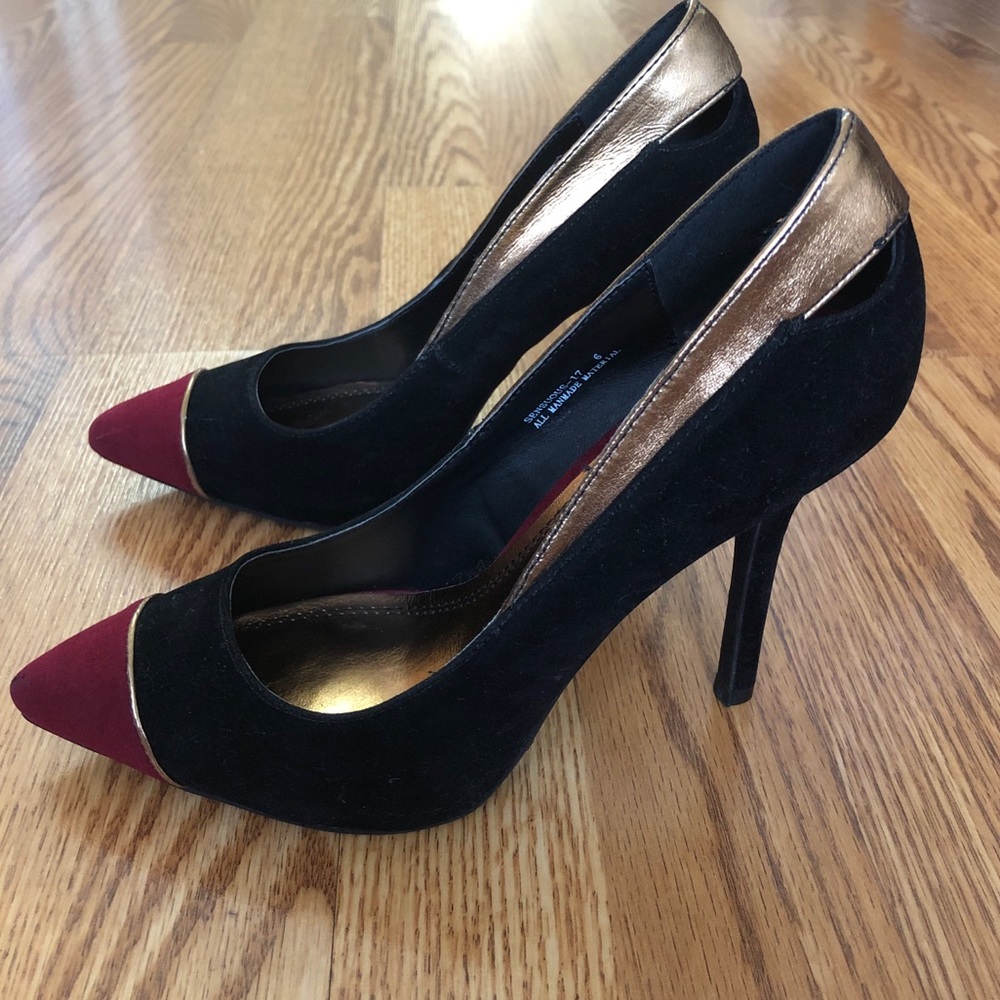 Anne Michelle Colorblock Heels - Picture 3 of 7